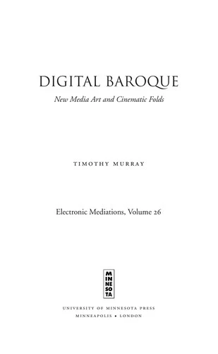Buy Digital Baroque (English, Timothy Murray) — BookShops.in