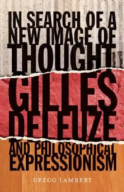 Buy In Search of a New Image of Thought (English, Gregg Lambert) — BookShops.in