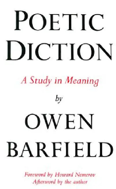 Buy Poetic Diction (English, Owen Barfield | Howard Nemerov) — BookShops.in