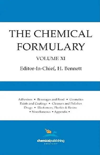 Buy The Chemical Formulary, Volume 11 (English, H. Bennett) — BookShops.in