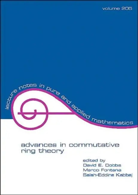 Buy Advances in Commutative Ring Theory (English, David Dobbs) — BookShops.in