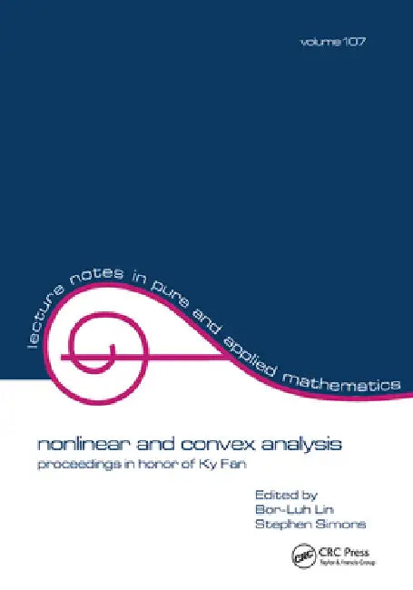 Buy Nonlinear and Convex Analysis (English, Bor-Luh Lin | Stephen Simone) — BookShops.in