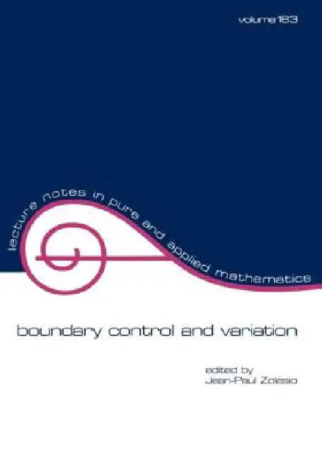 Buy Boundary Control and Variation (English, Jean-Paul Zolesio) — BookShops.in
