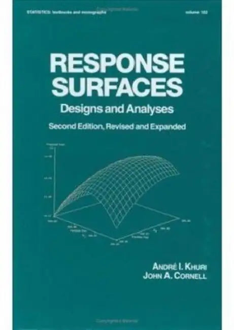 Buy Response Surfaces (English, Andre I. Khuri | John A. Cornell) — BookShops.in
