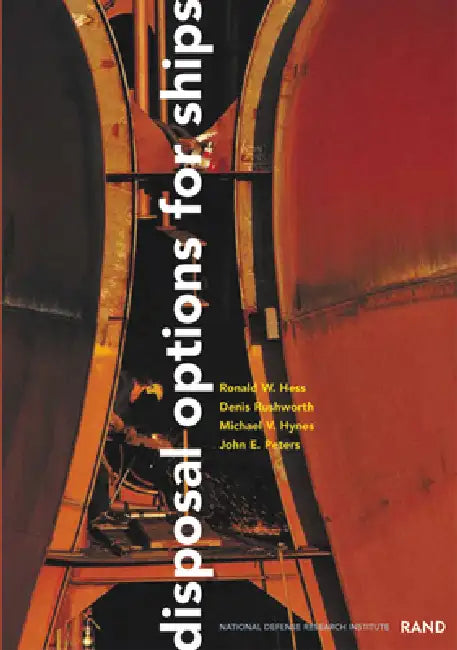 Buy Disposal Options for Ships (English, Ronald W. Hess | Denis Rushworth | Michael V. Hynes) — BookShops.in