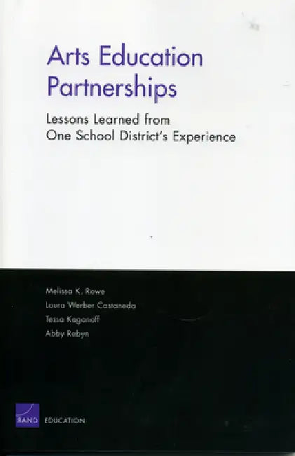 Buy Arts Education Parterships (English, Melissa K. Rowe) — BookShops.in