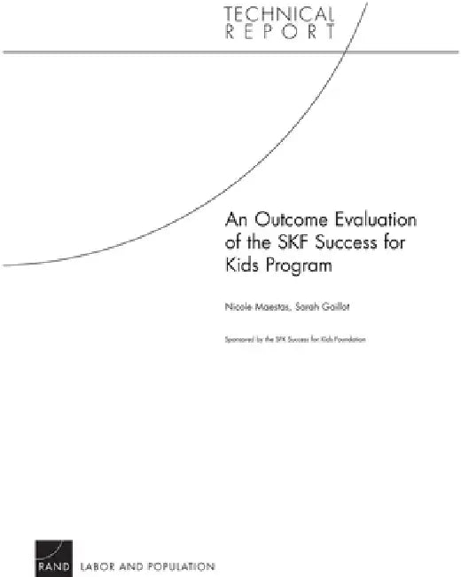 Buy An Outcome Evaluation of the Success for Kids Program | by Nicole Maestas | Sarah J. Gaillot | RAND Corporation | by Nicole Maestas | Sarah J. Gaillot | RAND Corporation | by Nicole Maestas | Sarah J. Gaillot | RAND Corporation | by Nicole Maestas | Sarah J. Gaillot | RAND Corporation | by Nicole Maestas | Sarah J. Gaillot | RAND Corporation | by Nicole Maestas | Sarah J. Gaillot | RAND Corporation | by Nicole Maestas | Sarah J. Gaillot | RAND Corporation | by Nicole Maestas | Sarah J. Gaillot | โ BookShops.in