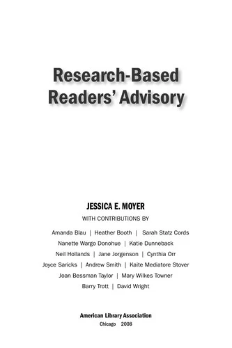 Buy Research-Based Readers' Advisory (English, Jessica Moyer) — BookShops.in