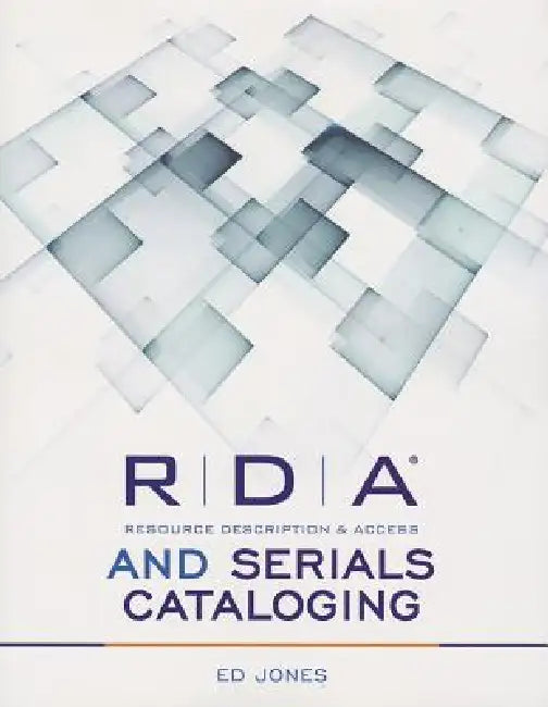 Buy RDA and Serials Cataloging (English, Ed Jones) β BookShops.in