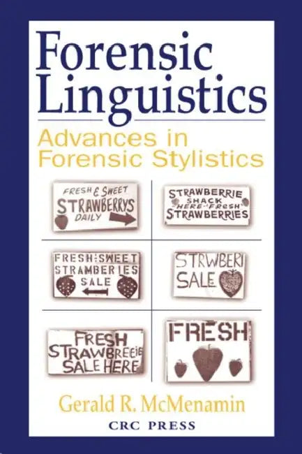 Buy Forensic Linguistics (English, Gerald R. McMenamin) — BookShops.in