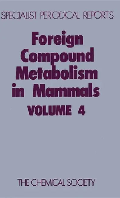 Buy Foreign Compound Metabolism in Mammals (English, D. E. Hathway) — BookShops.in