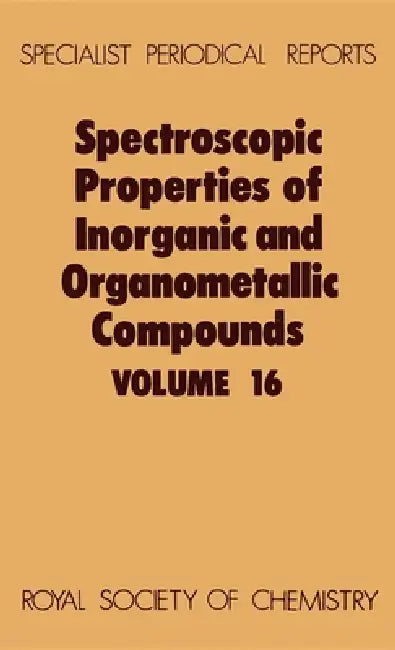 Buy Spectroscopic Properties of Inorganic and Organometallic Compounds | by G. Davidson | E. A. V. Ebsworth | Royal Society of Chemistry | by G. Davidson | E. A. V. Ebsworth | Royal Society of Chemistry | by G. Davidson | E. A. V. Ebsworth | Royal Society of Chemistry | by G. Davidson | E. A. V. Ebsworth | Royal Society of Chemistry | by G. Davidson | E. A. V. Ebsworth | Royal Society of Chemistry | by G. Davidson | E. A. V. Ebsworth | Royal Society of Chemistry | by G. Davidson | E. A. V. Ebsworth  — BookShops.in