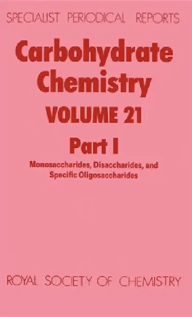 Buy Carbohydrate Chemistry (English, N. R. Williams) โ BookShops.in