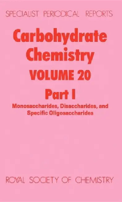 Buy Carbohydrate Chemistry (English, N. R. Williams) โ BookShops.in