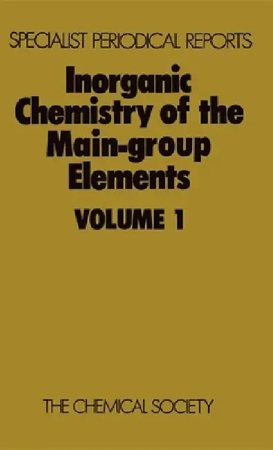 Buy Inorganic Chemistry of the Main-Group Elements (English, C. C. Addison) — BookShops.in