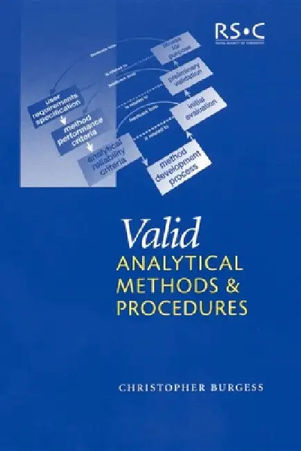 Buy Valid Analytical Methods and Procedures (English, Chris Burgess) — BookShops.in