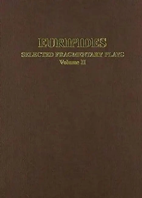 Buy Euripides (English, Christopher Collard | Martin J. Cropp | J. Gibert) — BookShops.in