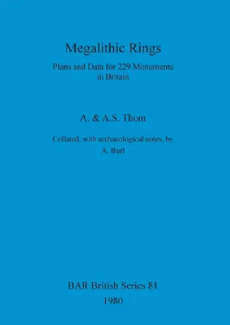 Buy Megalithic Rings (English, A. Thom | A. S. Thom | A. Burl) — BookShops.in