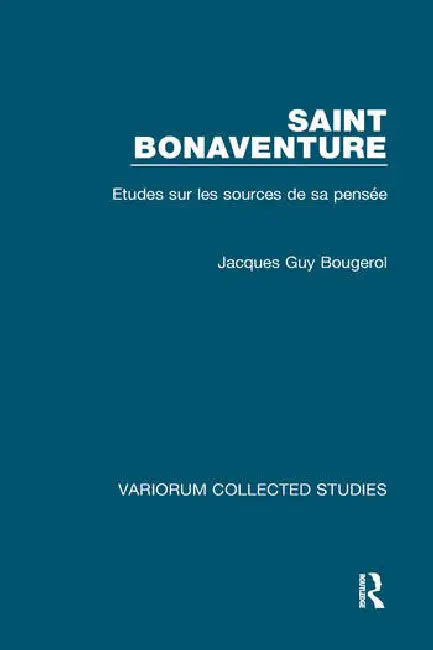 Buy Saint Bonaventure (English, Bougerol Jacques Guy) — BookShops.in
