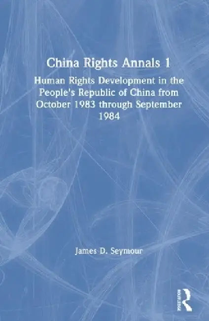 Buy China Rights Annals (English, James D. Seymour) — BookShops.in