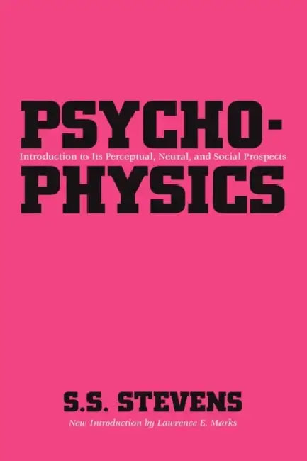 Psychophysics (English, S. S. Stevens)