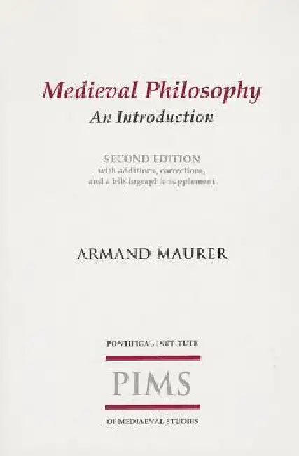 Buy Medieval Philosophy (English, Maurer) โ BookShops.in