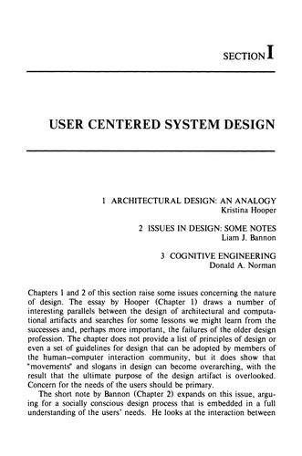Buy User Centered System Design (English, Donald A. Norman) — BookShops.in