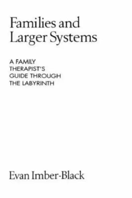 Buy Families and Larger Systems (English, Evan Imber-Black) — BookShops.in