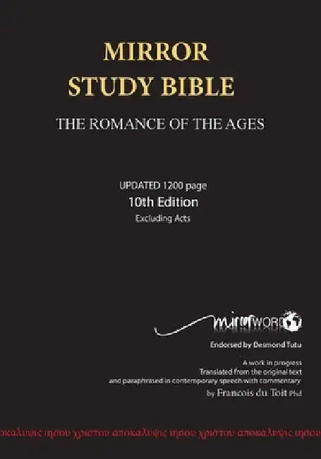 Buy Mirror Bible (Wide Margin) (English, Francois Du Toit) — BookShops.in