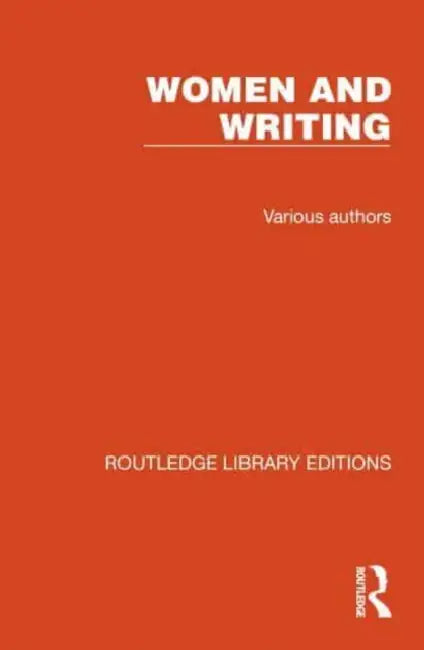 Buy Women and Writing (English) — BookShops.in