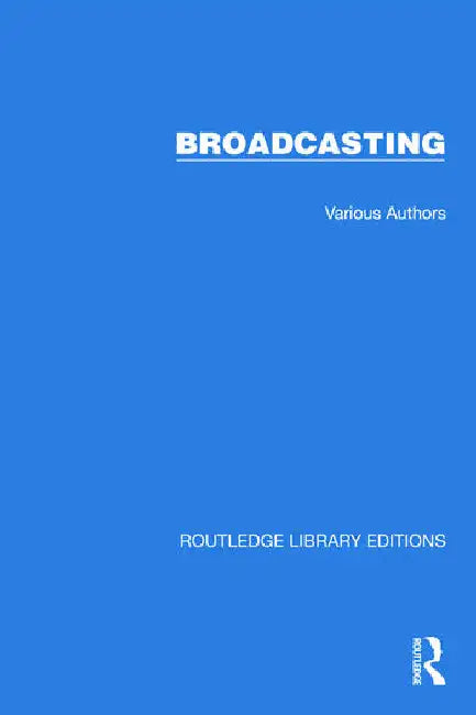 Buy Broadcasting (English) — BookShops.in