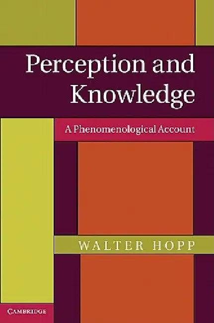 Buy Perception and Knowledge (English, Walter Hopp) — BookShops.in