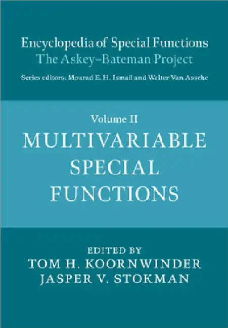 Buy Encyclopedia of Special Functions (English, Tom H. Koornwinder | Jasper V. Stokman) — BookShops.in