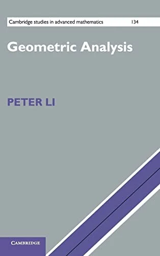 Buy Geometric Analysis (English, Peter Li) — BookShops.in
