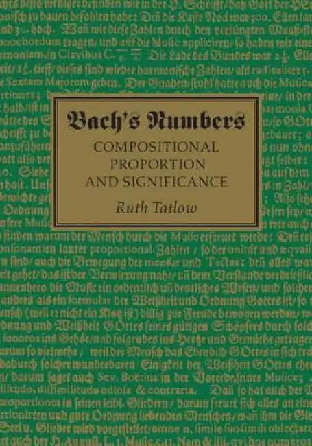 Buy Bach's Numbers (English, Ruth Tatlow) — BookShops.in