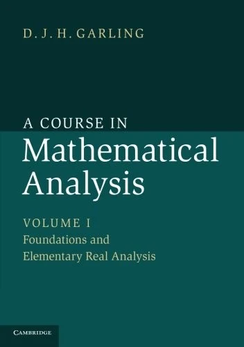 Buy A Course in Mathematical Analysis (English, D. J. H. Garling) — BookShops.in