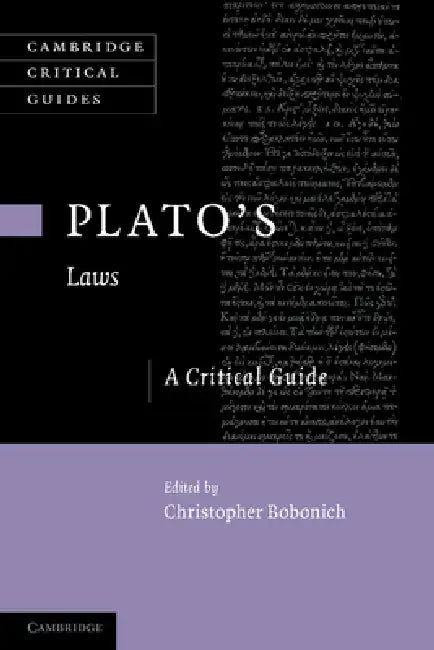 Buy Plato's 'Laws' (English, Christopher Bobonich) — BookShops.in