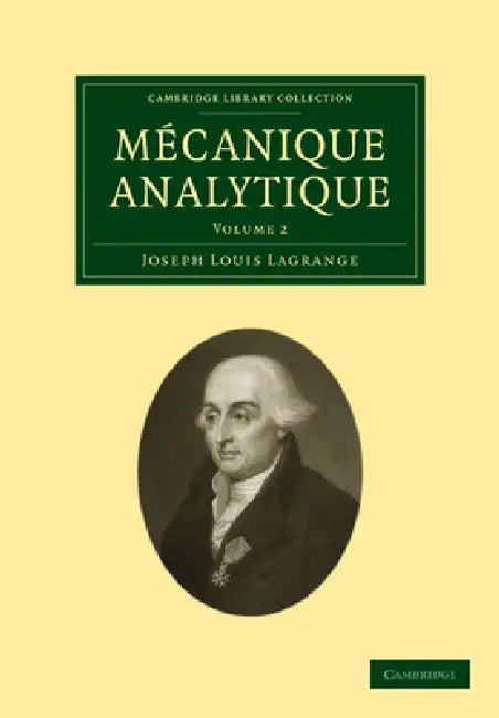 Mecanique analytique (English, Joseph Louis Lagrange)