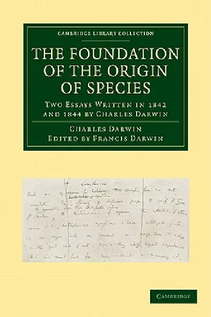 Buy The Foundation of the Origin of Species | by Charles Darwin | Francis Darwin | Cambridge University Press | by Charles Darwin | Francis Darwin | Cambridge University Press | by Charles Darwin | Francis Darwin | Cambridge University Press | by Charles Darwin | Francis Darwin | Cambridge University Press | by Charles Darwin | Francis Darwin | Cambridge University Press | by Charles Darwin | Francis Darwin | Cambridge University Press | by Charles Darwin | Francis Darwin | Cambridge University Pres — BookShops.in