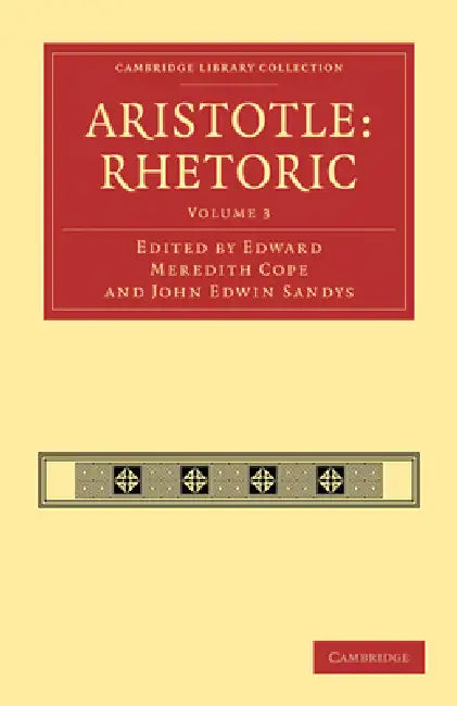 Buy Aristotle (English, Edward Meredith Cope | John Edwin Sandys) — BookShops.in