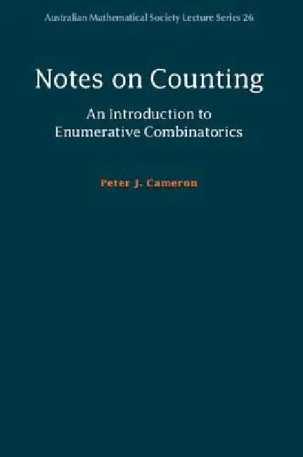 Buy Notes on Counting (English, Peter J. Cameron) — BookShops.in