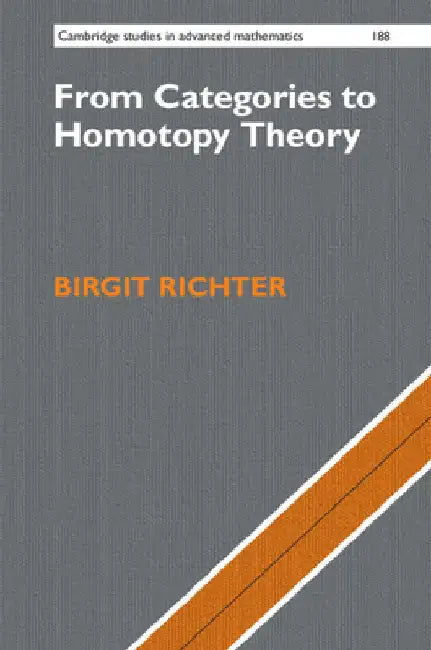 Buy From Categories to Homotopy Theory (English, Birgit Richter) — BookShops.in