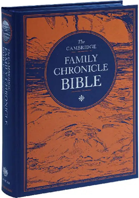 Buy Cambridge KJV Family Chronicle Bible, Blue Hb Cloth Over Boards (English) โ BookShops.in