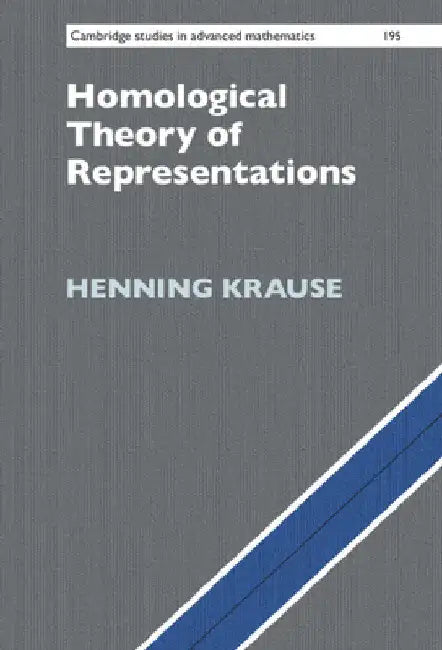 Buy Homological Theory of Representations (English, Henning Krause) — BookShops.in