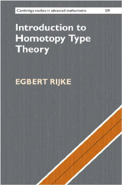 Buy Introduction to Homotopy Type Theory (English, Egbert Rijke) โ BookShops.in