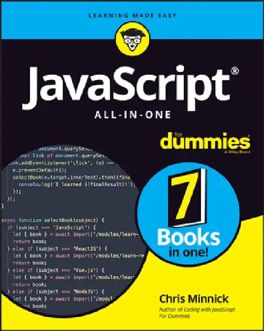 Buy JavaScript All-In-One for Dummies (English, Chris Minnick) — BookShops.in