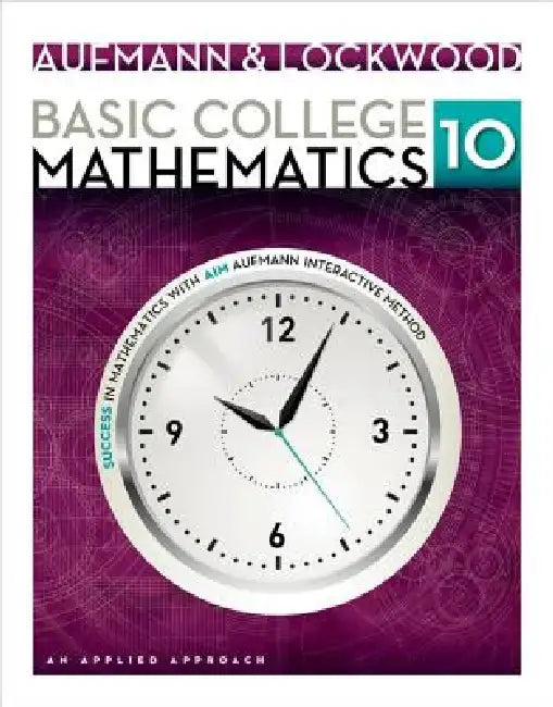 Buy Basic College Mathematics (English, Richard Aufmann | Joanne Lockwood) — BookShops.in