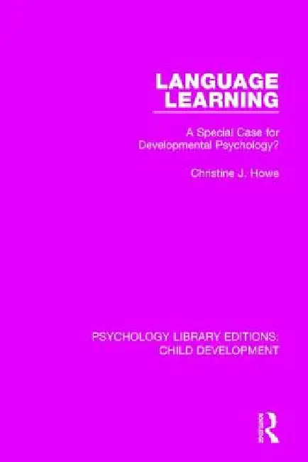 Buy Language Learning (English, Christine J. Howe) — BookShops.in