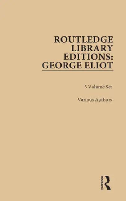 Buy George Eliot (English) — BookShops.in