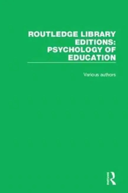 Buy Psychology of Education (English) — BookShops.in